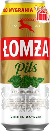 Loteria Łomża Pils puszka - Van Pur