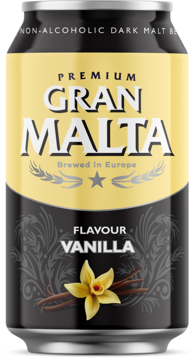 Gran Malta Vanilla Dark 330 ml can - Van Pur