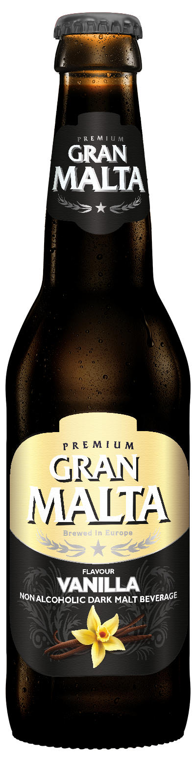 Gran Malta Vanilla Dark 330 ml bottle - Van Pur